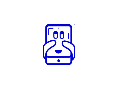 Smartfonik app funny happy hug logo mobile phone smarfone