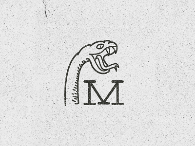 New Personal Logo branding design illustrator logo m miami snake textures tongue