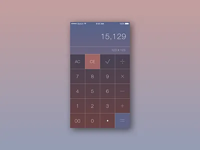 Calculator app calculator daily ui dailyui ui ui design uidesign userinterface
