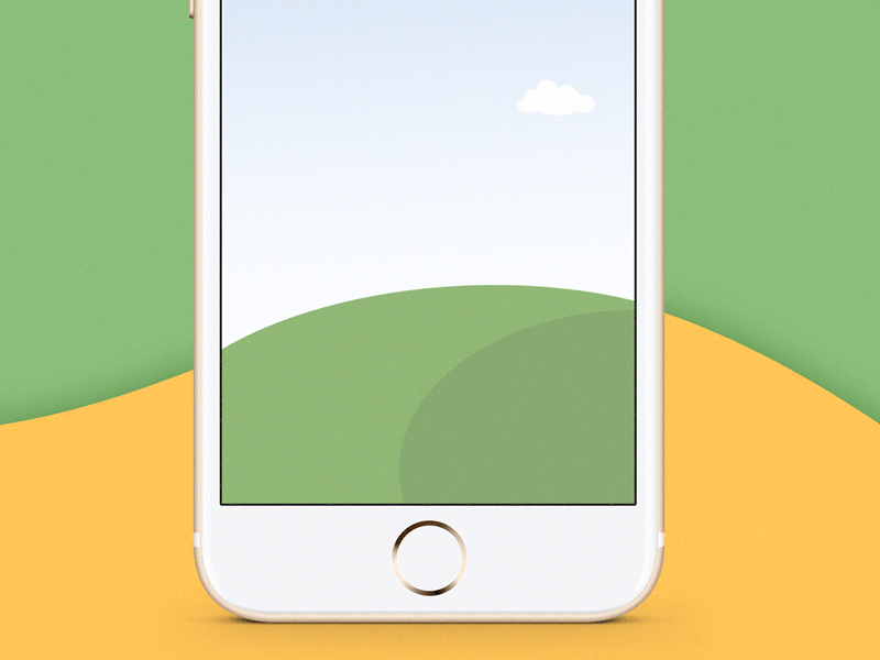 Tractor Splash Screen animation app farm gif iphone tractor village