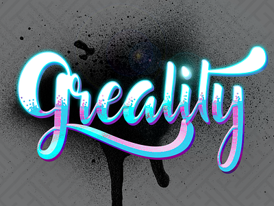 Greality colorado spray paint typography