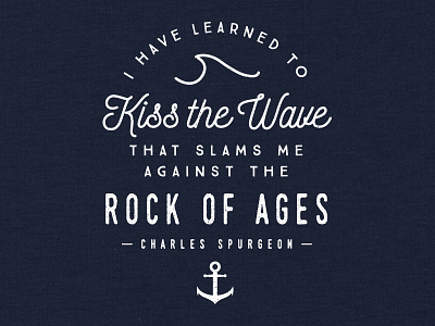 Kiss the Wave apparel christian faith religious t shirt