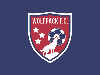 Wolfpackfc Crest crest logo soccer team logo wolf