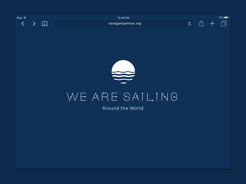 Moving Brand gif identity ipad logotype moving safari sailing sea sun