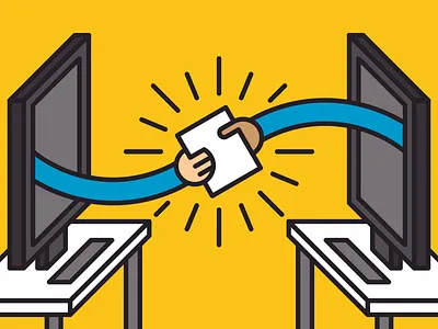 Remote Collaboration arms aten atendesigngroup collaboration computers illustration remote