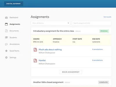 Student Annotation App annotation app comment commenting education student teacher