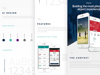 RIOgaleão is out on Behance! airplane airport design experience flight interaction ios mobile trip ui ux web