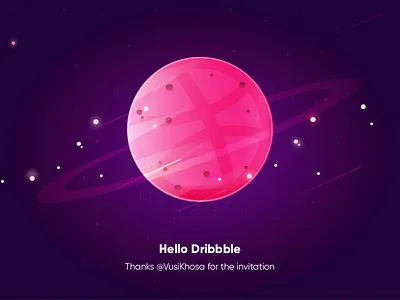 Hello Dribbble dribbble debut first shot hello dribbble