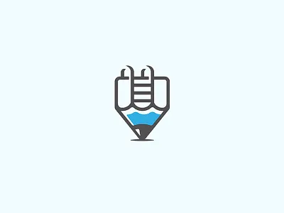 CreativePool branding creative design icon logo logodesign pencil pool