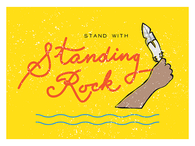 I stand with Standing Rock feather life native american no dapl rights standin rock water