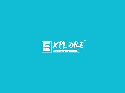 Explore Hostels Logo branding design hostel icon iconography logo tourism travel