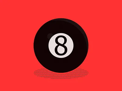 8 Ball - Shadow Experiment design flat pool shadow