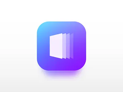 Submix - Abstract management app abstract management app icon flat fold gradient paper paper submission