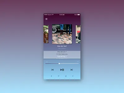 Music Player app daily ui dailyui music player player ui ui design uidesign userinterface