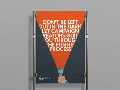 Campaign Creators Flashlight Funnel campaign create design flashlight funnel generate leads logo poster target