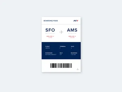 Boarding Pass board boarding boarding pass daily daily ui flight mobile pass ui