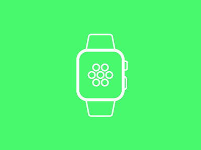 Day 99 - Apple Watch - 100 Days of Icons 100 apple bunny days icon illustration sam watch