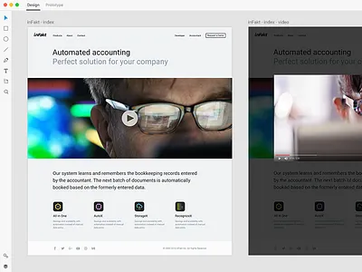 inFakt.com - Automated Accounting accounting automated homepage infakt landing page lp website www