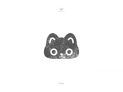 Katze animal cat cute katze logo mark minimal sign symbol