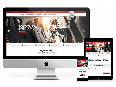 Toyota UAE Redesign ae automotive car design uae ui ux web design toyota