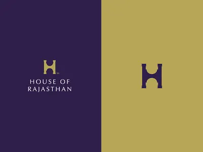 House Of Rajasthan arch branding h house india kings logo rajasthan