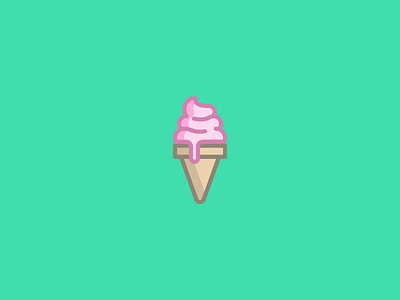 November 28: Picky Ice Cream 365cons daily icon diary dessert food gelato ice cream icon