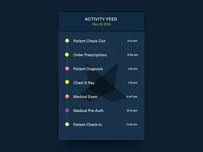 Daily UI #047 activity activity feed dailyui