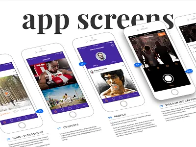 Story Makers Community - Shot04 app screens cool ui mobile app ui uiux video app