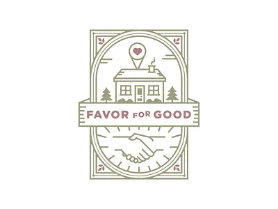 Favor For Good badge charity delivery favor handshake home