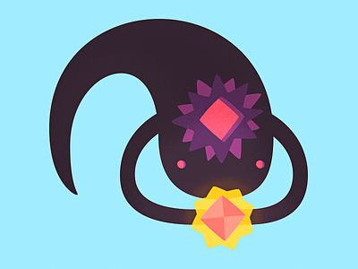 Spirit Crystal character design crystal gem illustration shine spirit