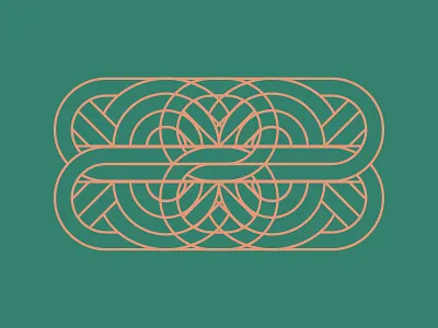 Kimama Process Work 60s 70s brand clothes clothing exploration green lines logo pattern process retro