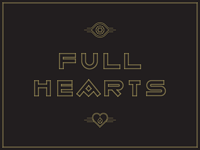 Full Hearts black enlightenment eye full hearts gold heart icon type