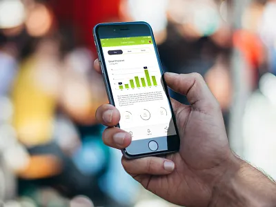 Health Tracker - UI app fitness graph health ios mobile tracker