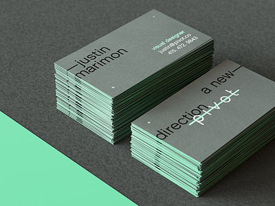 Pivot Business Cards branding business card card logo mockup pivot stack