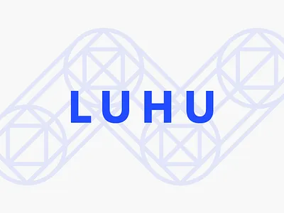 Luhu Identity 3d branding identity lines logo mechanical stroke visual identity