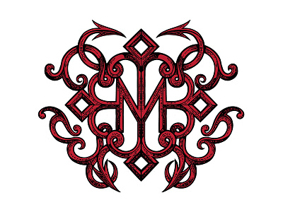 DM Devil Logo devil hand drawn illustration ink lettering logo typography