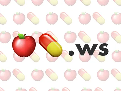 🍎💊.ws design favicon icon logo 🍎💊