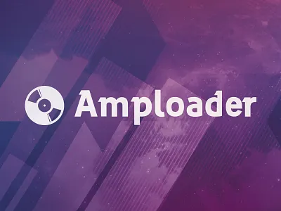 Amploader Branding amploader app branding discover exercise logo music songs web web app