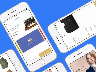 Fashion UI Kit app e commerce fashion iphone kit shop sketch template ui