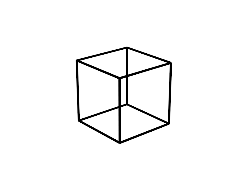 Loading #2 3d animation cube flat gif loading motion spinning