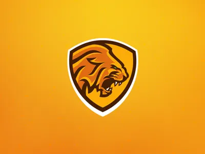 Lion Logo animal badge crest graphic illustration lion logo logo design mark mascot sport vector