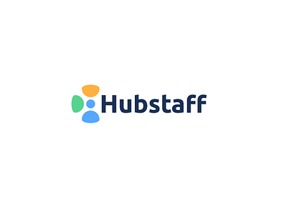 Hubstaff chat cloud concept hub icon identity logo mark pin staff user users