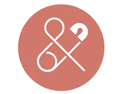 Cooper & Belle ampersand babies baby branding logo pintersand safety pin