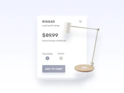 Product Card commerce lamp product product card shop work shop