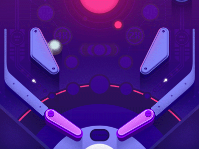 The Pinball animation ball game gif motion motion design parallel studio pinball unsatisfying