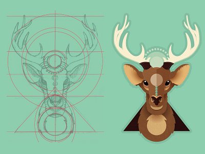 Stag deer patronus stag work in progress