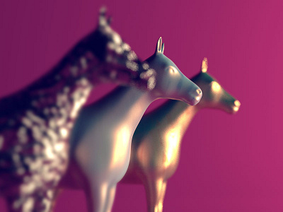 Arnold Horses 3d arnold c4d cinema 4d illustration