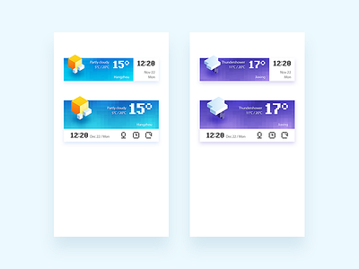 weather widget interface ui weather widget