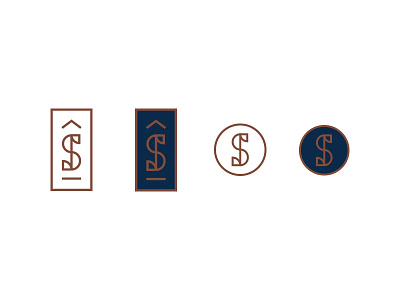 Ss branding geometric identity logo monogram real estate