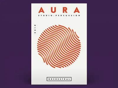 Aura Orchestral Cover album cover cover art illustration minimal simplicity vector